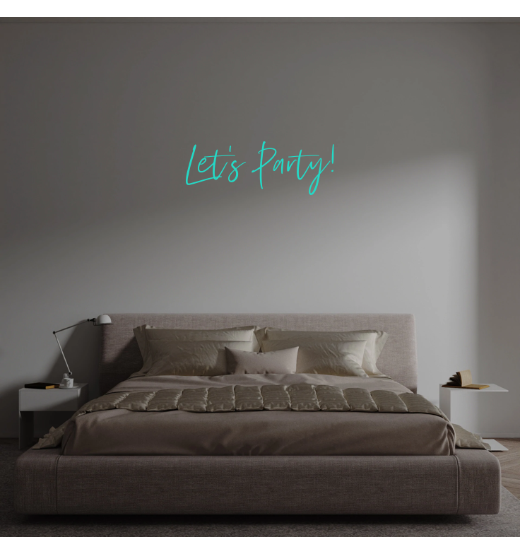 Custom text: Let